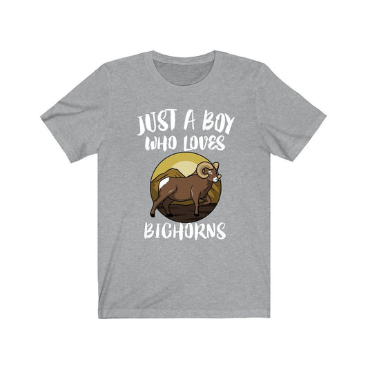 Just A Boy Who Loves Bighorns Sheep Shirt - bighorn sheep print design