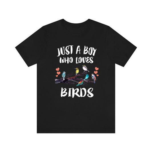 Bird Lover T-Shirt for Boys - bird print design