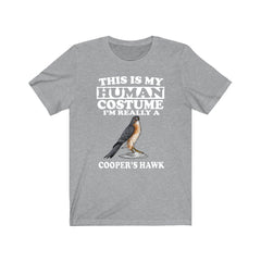 This is my human costume I am really a Cooper's hawk raptor tee