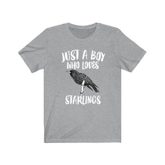 Just A Boy Who Loves Starlings Shirt - starling print design