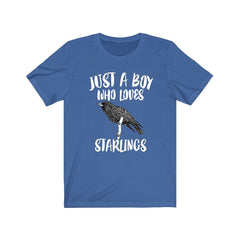 Just A Boy Who Loves Starlings Shirt - starling print design
