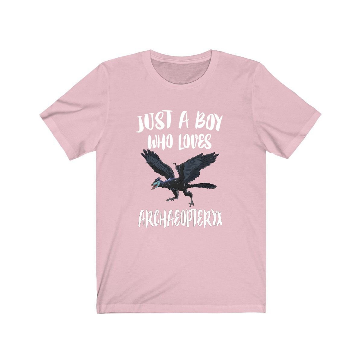 Just A Boy Who Loves Archaeopteryx Dinosaur Shirt, Archaeopteryx Lover Shirt, Dinosaur Shirt, Dinosaur Lover Gift, Animal Adult Kids T-Shirt Image 4