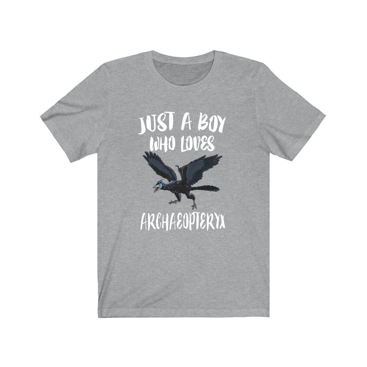 Just A Boy Who Loves Archaeopteryx Dinosaur Shirt, Archaeopteryx Lover Shirt, Dinosaur Shirt, Dinosaur Lover Gift, Animal Adult Kids T-Shirt Image 1
