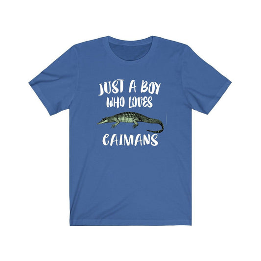 Just A Boy Who Loves Caymans Shirt - cayman print design