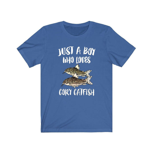 Just A Boy Who Loves Cory Catfish Shirt - cory catfish print design