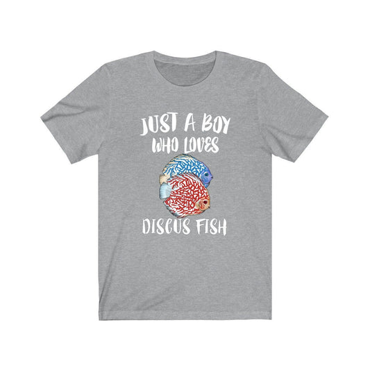 Just A Boy Who Loves Discus Fish Shirt - discus fish print design