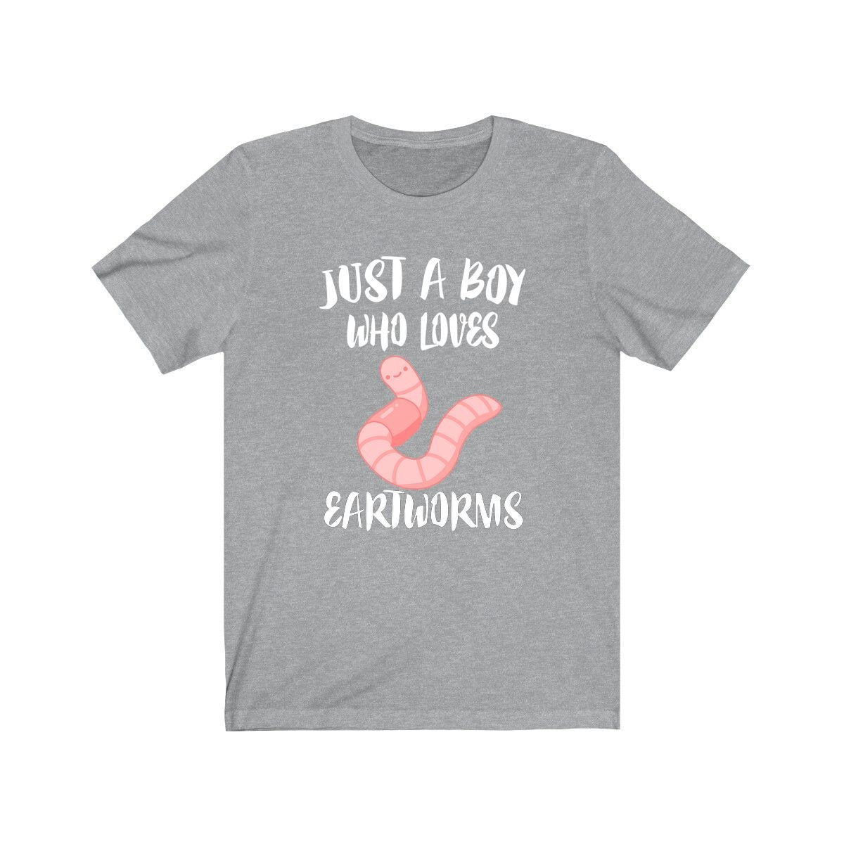 Just A Boy Who Loves Earthworms Shirt, Earthworms Lover Shirt, Worm Shirt, Worm Lover Gift, Animal Adult Kids T-Shirt Image 2