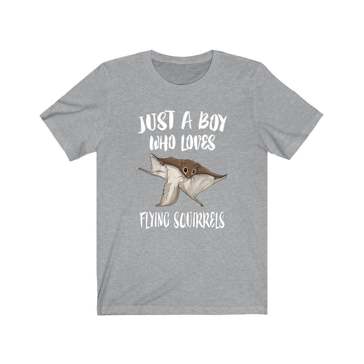 Just A Boy Who Loves Flying Squirrels Shirt, Flying Squirrel Lover Shirt, Squirrel Shirt, Squirrel Lover Gift, Animal Adult Kids T-Shirt Image 2