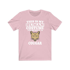 This Is My Human Costume I'm Really A Cougar Shirt - cougar print design