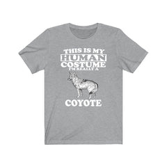 This Is My Human Costume I'm Really A Coyote Shirt - coyote print design