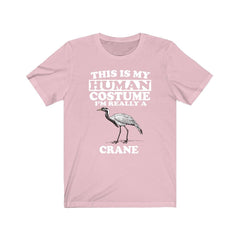 This Is My Human Costume I'm Really A Crane Bird Shirt - crane print design