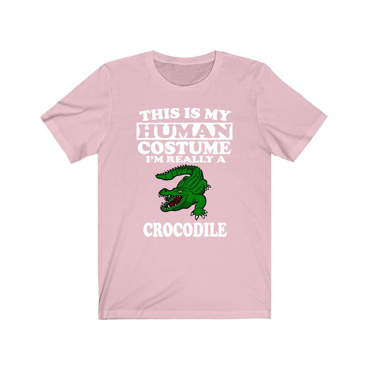 This Is My Human Costume I'm Really A Crocodile Shirt, Crocodile Lover Shirt, Crocodile Shirt, Crocodile Lover Gift, Animal Gift Image 4