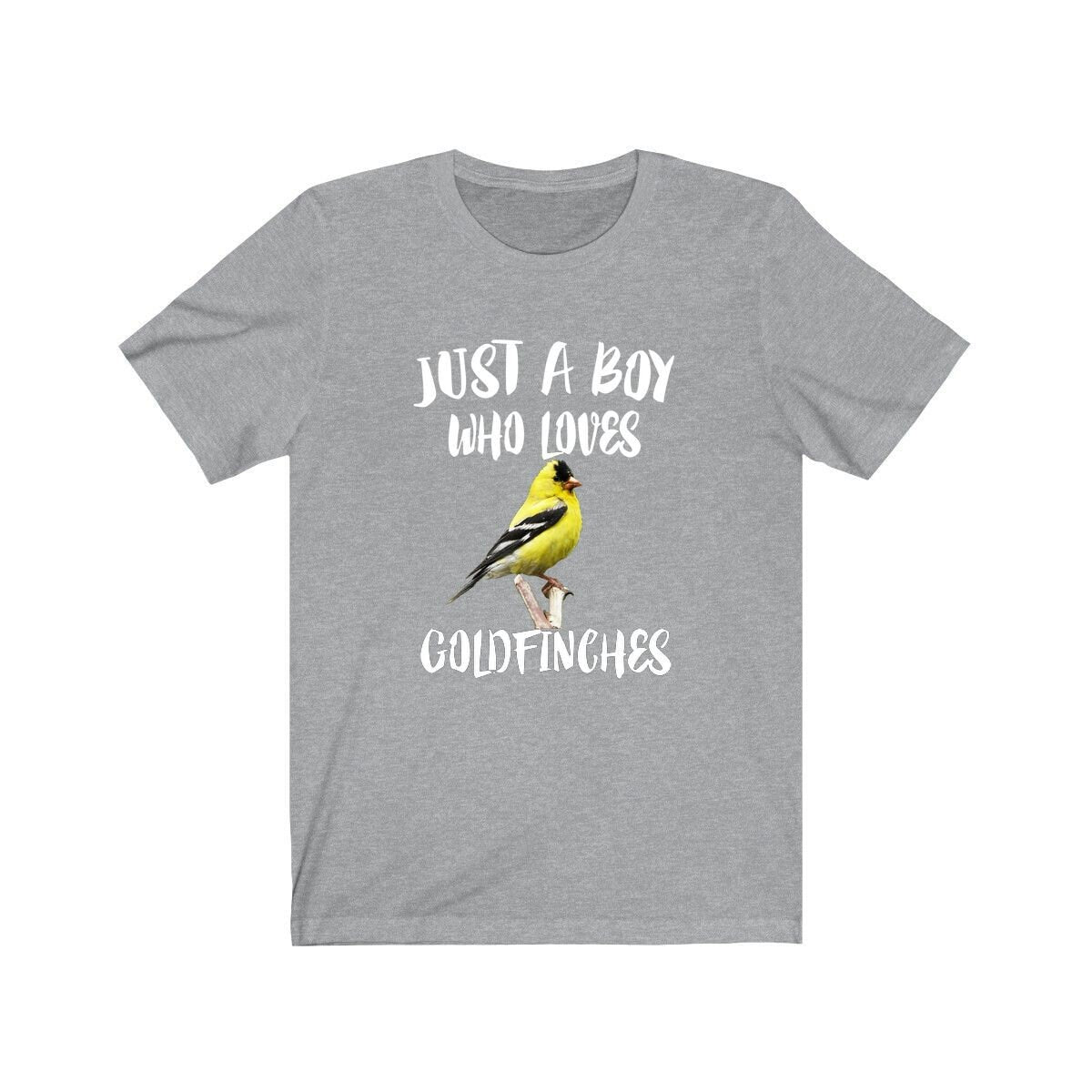 Just A Boy Who Loves Goldfinches Birds Shirt, Goldfinch Lover Shirt, Birding Shirt, Bird Lover Gift, Animal Adult Kids T-Shirt Image 2