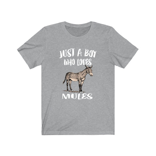Just A Boy Who Loves Mules Shirt - mule print design