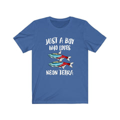Just a boy who loves neon tetra Amazon freshwater aquarium fish tee