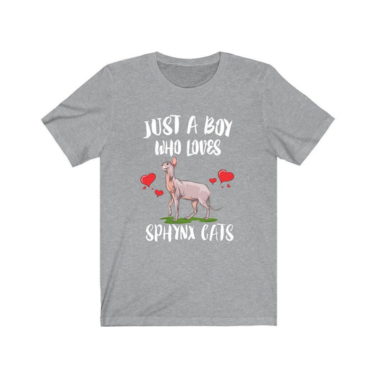 Just A Boy Who Loves Sphynx Cats Shirt - Sphynx cat print design
