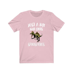 Just A Boy Who Loves Spinosaurus Shirt - Spinosaurus print design