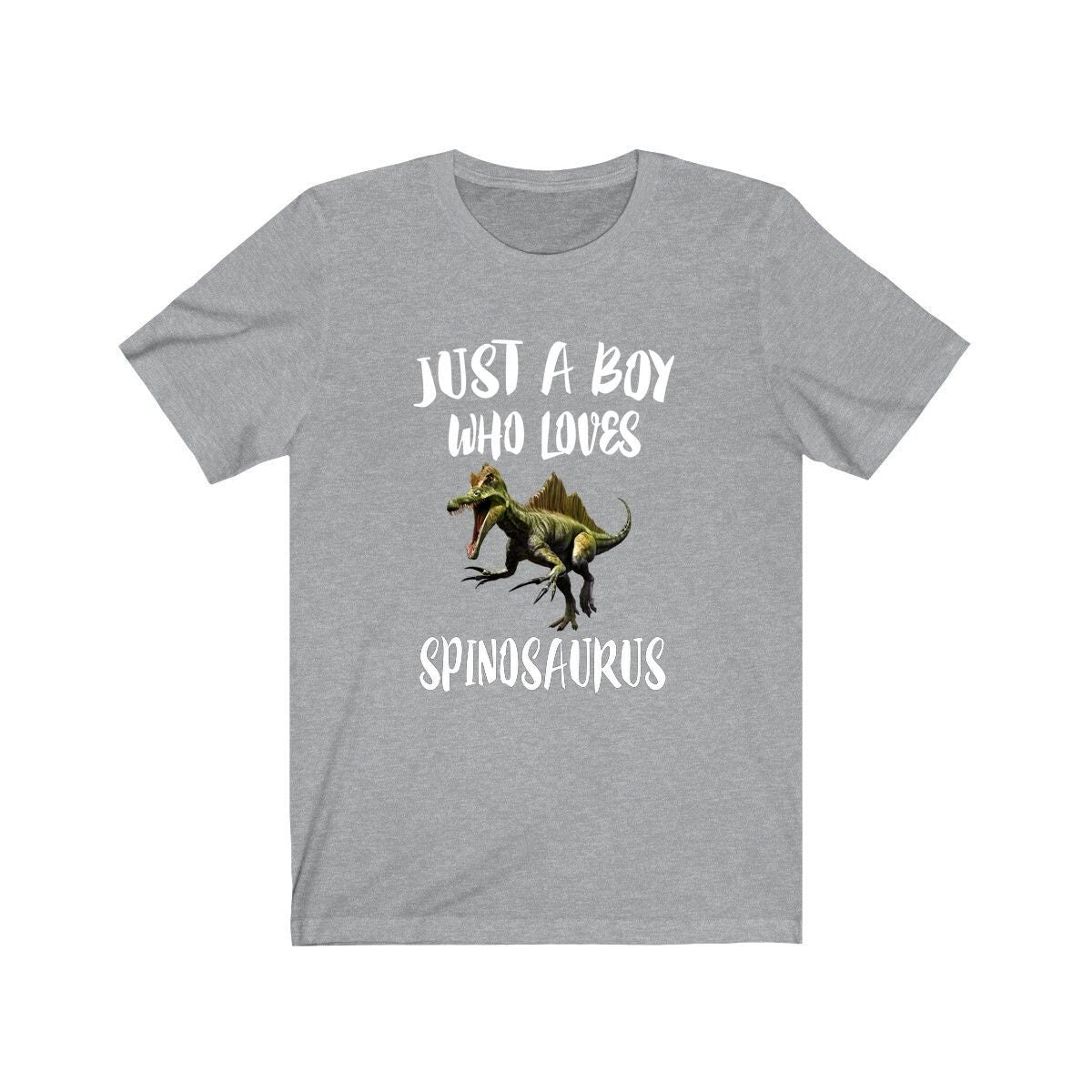 Just A Boy Who Loves Spinosaurus Dinosaur Shirt, Spinosaurus Shirt, Dinosaur Shirt, Dinosaur Lover Gift, Animal Adult Kids T-Shirt Image 1