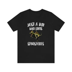 Just A Boy Who Loves Spinosaurus Shirt - Spinosaurus print design