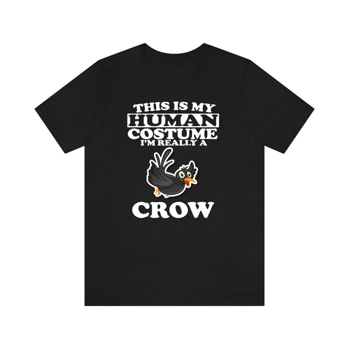 Crow Costume Funny T-Shirt - novelty crow print design
