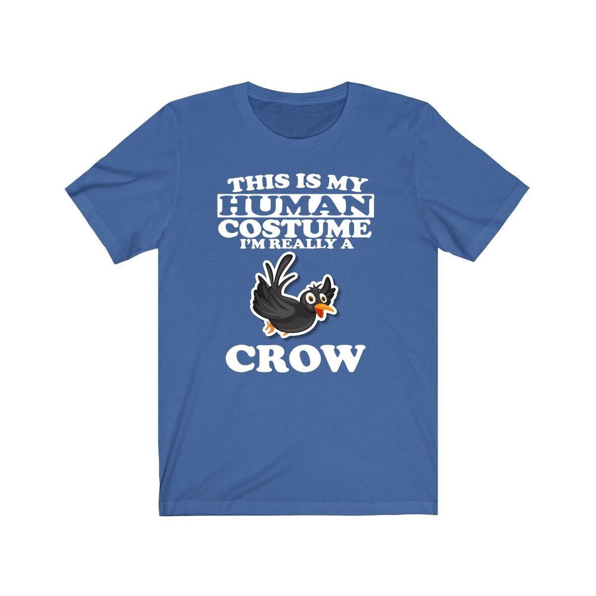 This Is My Human Costume I'm Really A Crow Bird Shirt, Crow Lover Shirt, Birding Shirt, Crow Lover Gift, Animal Gift Image 2