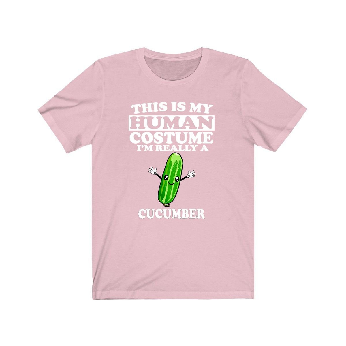 This Is My Human Costume I'm Really A Cucumber Shirt, Cucumber Lover Shirt, Vegetable Shirt, Cucumber Lover Gift, Animal Gift Image 4