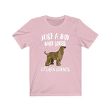Just A Boy Who Loves Afghan Hounds Dog Shirt, Afghan Hound Shirt, Dog Shirt, Dog Lover Gift, Animal Adult Kids T-Shirt Image 4