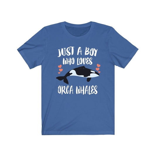 Just A Boy Who Loves Orca Whales Shirt - orca whale print design