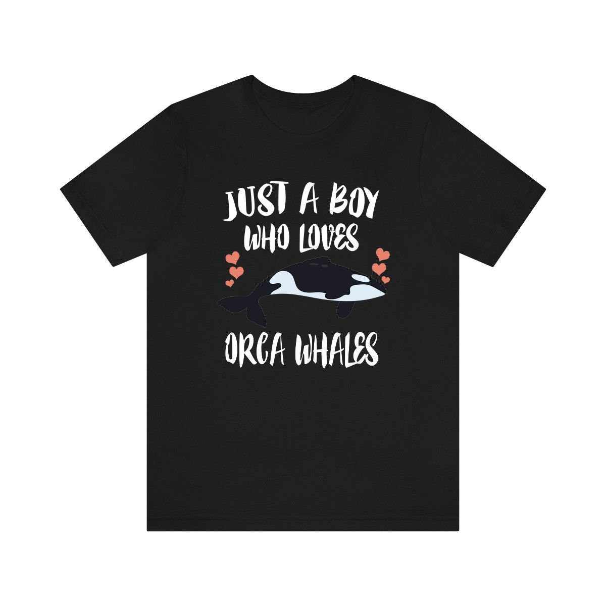 Just A Boy Who Loves Orca Whales Shirt, Orca Whale Shirt, Orca Whale Shirt, Whale Lover Gift, Animal Adult Kids T-Shirt Image 3
