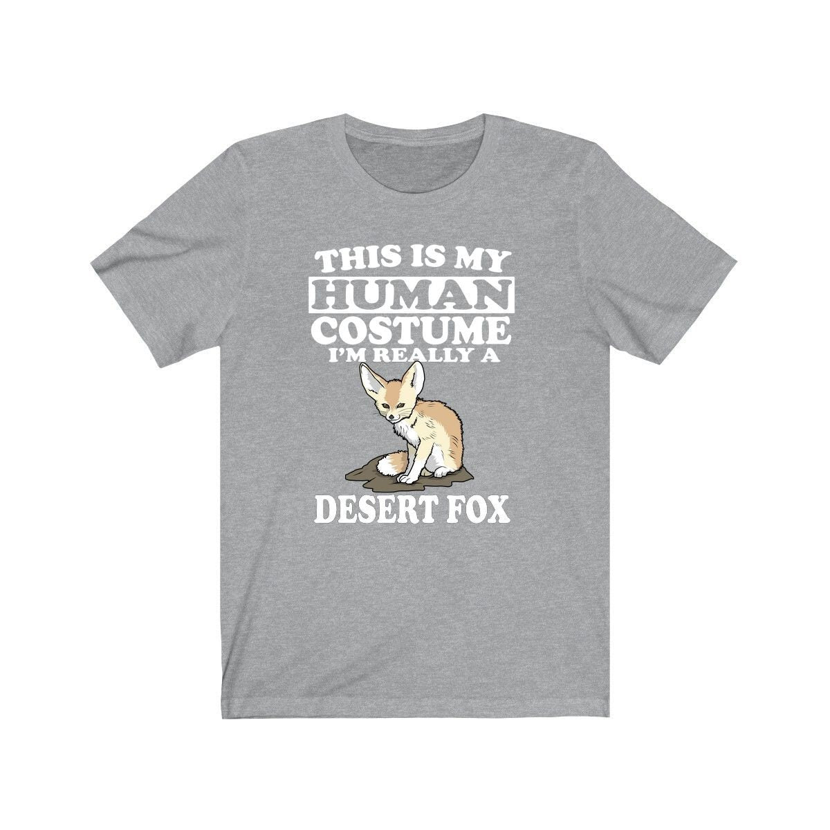 This Is My Human Costume I'm Really A Desert Fox Shirt, Desert Fox Lover Shirt, Fox Shirt, Fox Lover Gift, Animal Gift Image 3