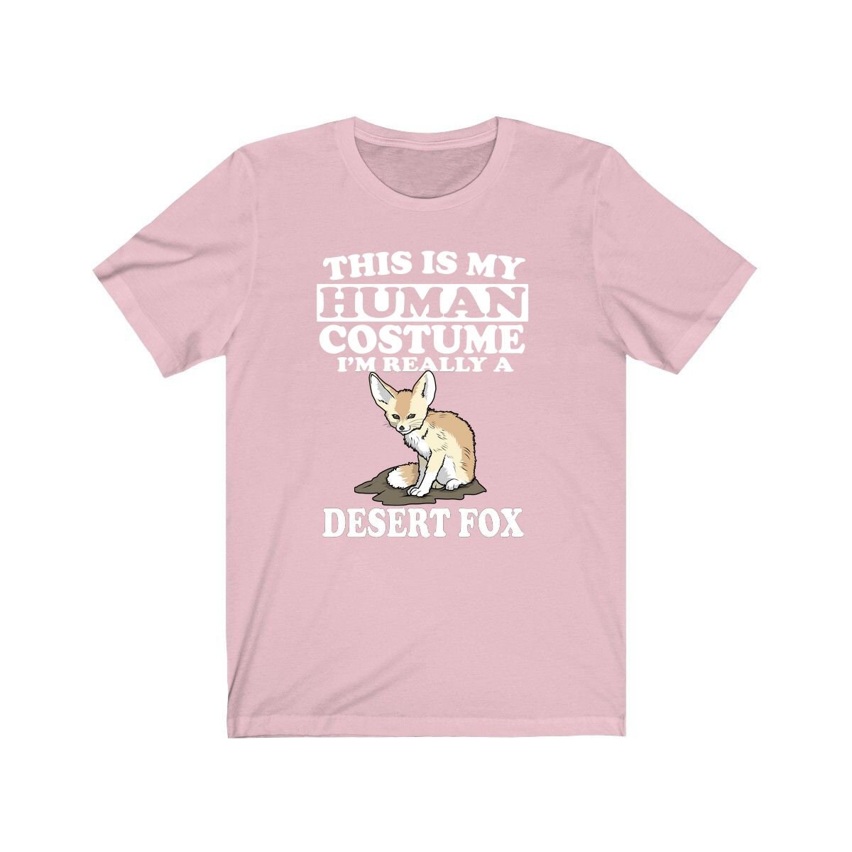 This Is My Human Costume I'm Really A Desert Fox Shirt, Desert Fox Lover Shirt, Fox Shirt, Fox Lover Gift, Animal Gift Image 4