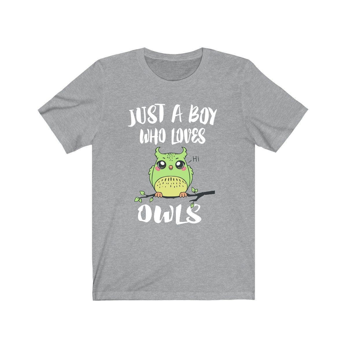 Just A Boy Who Loves Owls Birds Shirt, Owl Shirt, Owl Shirt, Owl Lover Gift, Animal Adult Kids T-Shirt Image 2