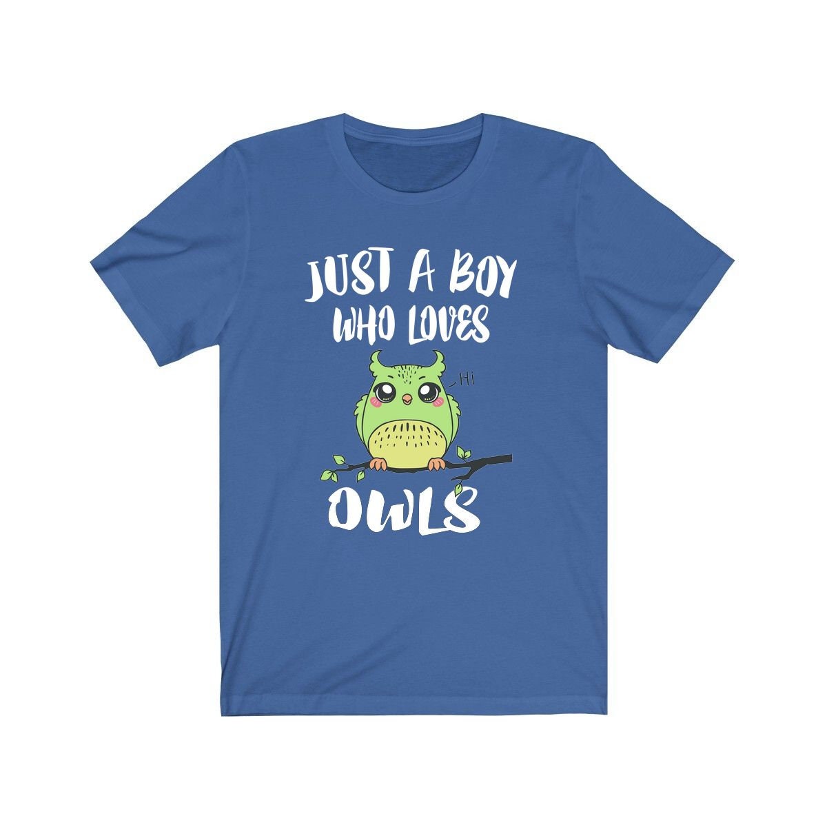 Just A Boy Who Loves Owls Birds Shirt, Owl Shirt, Owl Shirt, Owl Lover Gift, Animal Adult Kids T-Shirt Image 3