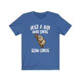 Just A Boy Who Loves Slow Loris Shirt, Slow Loris Shirt, Slow Loris Shirt, Slow Loris Lover Gift, Animal Adult Kids T-Shirt Image 3
