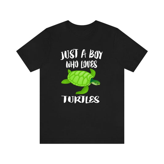 Just A Boy Who Loves Turtles Shirt - turtle print design