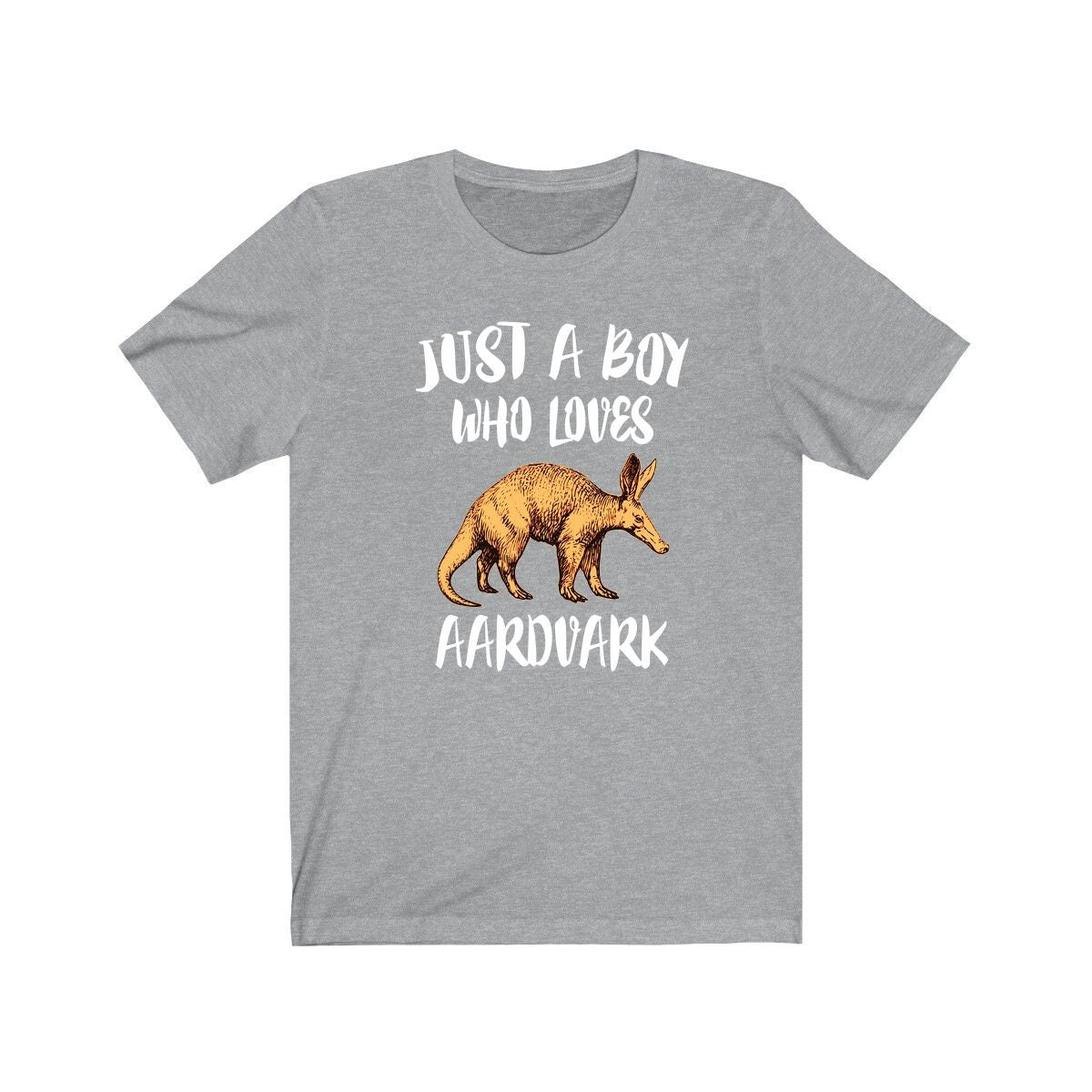Just A Boy Who Loves Aardvark Shirt, Aardvark Shirt, Aardvark Shirt, Aardvark Lover Gift, Animal Adult Kids T-Shirt Image 3