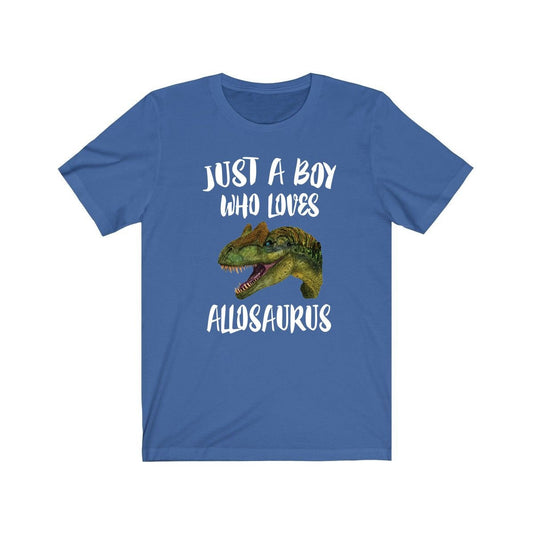 Just A Boy Who Loves Allosaurus Shirt - Allosaurus print design