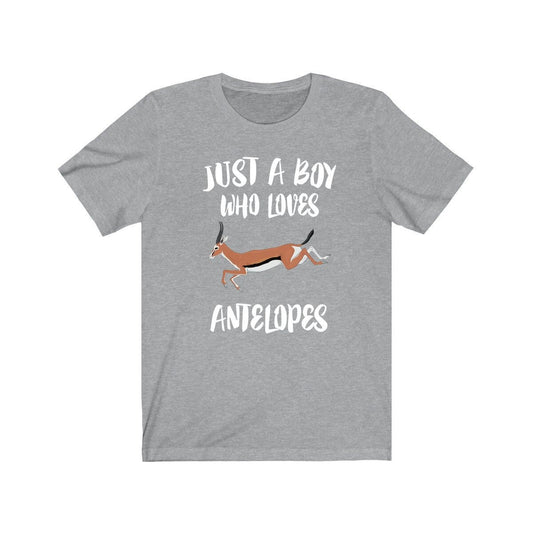 Just a boy who loves antelopes African savanna hoofed animal tee