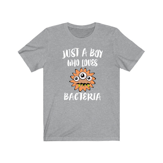 Just a boy who loves bacteria microbiology science lab lover tee