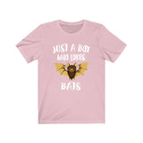 Just A Boy Who Loves Bats Shirt, Bat Lover Shirt, Bat Shirt, Bat Lover Gift, Animal Adult Kids T-Shirt Image 4