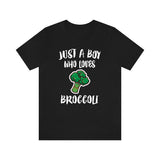 Just A Boy Who Loves Broccoli Shirt, Broccoli Lover Shirt, Broccoli Shirt, Broccoli Lover Gift, Animal Adult Kids T-Shirt Image 3