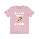 Just A Boy Who Loves Burritos Shirt, Burrito Lover Shirt, Burrito Shirt, Burrito Lover Gift, Animal Adult Kids T-Shirt Image 4