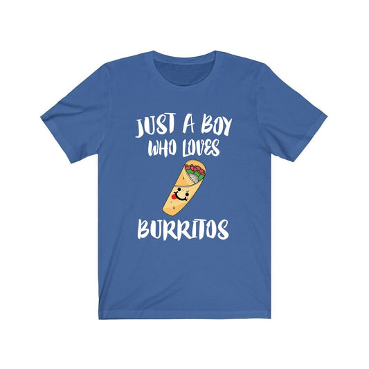 Just A Boy Who Loves Burritos Shirt - burrito print design