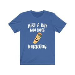 Just A Boy Who Loves Burritos Shirt - burrito print design