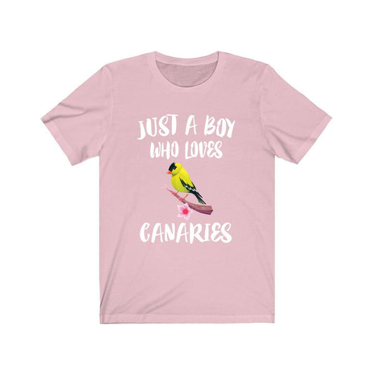 Just A Boy Who Loves Canaries Birds Shirt - canary print design