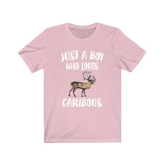 Just A Boy Who Loves Caribous Shirt - caribou print design