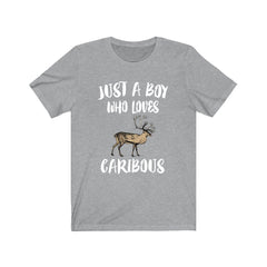 Just A Boy Who Loves Caribous Shirt - caribou print design