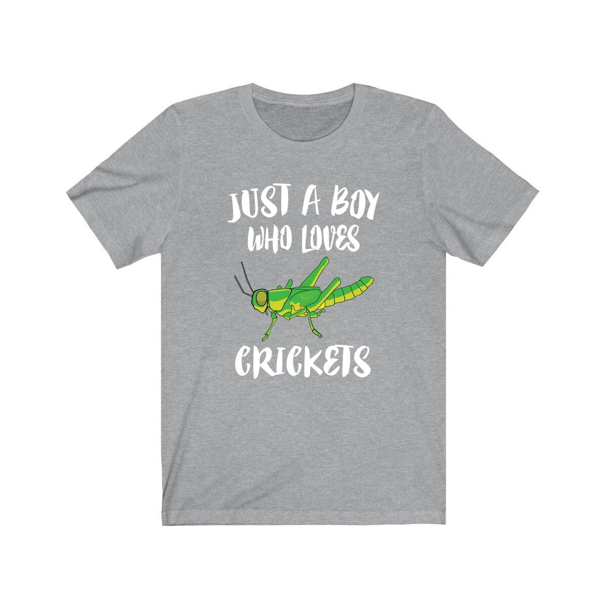 Just A Boy Who Loves Crickets Shirt, Cricket Lover Shirt, Cricket Shirt, Cricket Lover Gift, Animal Adult Kids T-Shirt Image 2