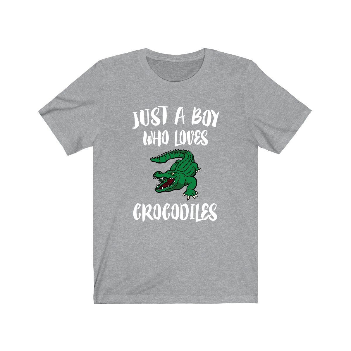 Just A Boy Who Loves Crocodiles Shirt, Crocodile Lover Shirt, Crocodile Shirt, Crocodile Lover Gift, Animal Adult Kids T-Shirt Image 1