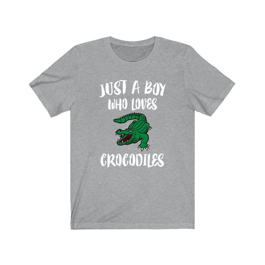 Just A Boy Who Loves Crocodiles Shirt - crocodile print design